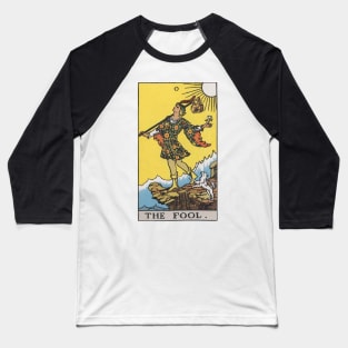 The Fool - Tarot Card Baseball T-Shirt